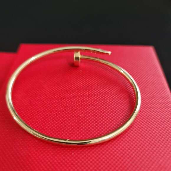 18k gold bangle - Nail cuff bangle - Pics part 1 - Picture 3 of 16